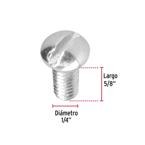 Bolsa con 150 tornillos 1/4' x 5/8' tipo estufa, FIERO | TORE-1/4X5/8 | 44624