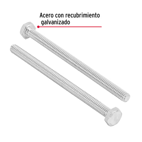Bolsa con 30 tornillos 1/4' x 4' tipo máquina, FIERO | TORM-1/4X4 | 44633