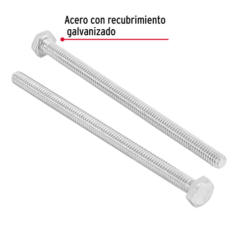 Bolsa con 25 tornillos 1/4' x 4-1/2' tipo máquina, FIERO | TORM-1/4X4-1/2 | 44634