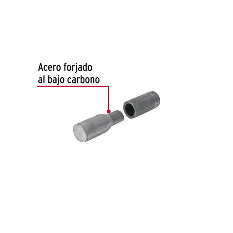 Bisagra tubular soldable de 1/2', HERMEX | BSO-1/2 | 44636