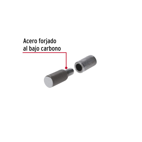 Bisagra tubular soldable de 5/8', HERMEX | BSO-5/8 | 44637