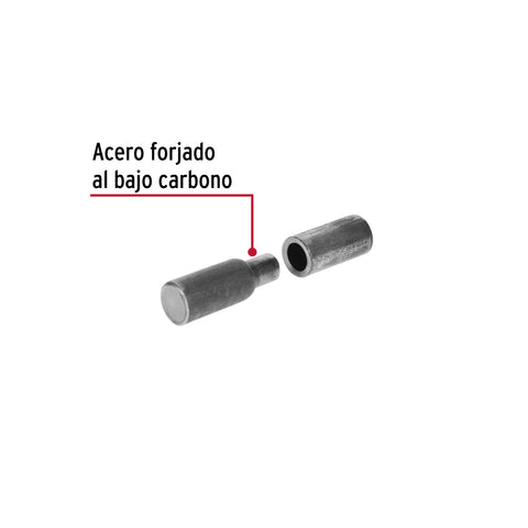 Bisagra tubular soldable de 3/4', HERMEX | BSO-3/4 | 44638