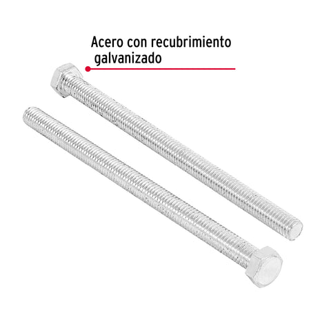 Bolsa con 15 tornillos 3/8' x 6' tipo máquina, FIERO | TORM-3/8X6 | 44653