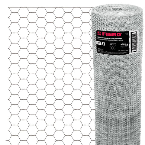 Rollo malla hexagonal cal.23, 0.90x 45m, abertura 13mm, 16kg | MAHE-1309 | 44655