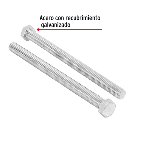 Bolsa con 10 tornillos 7/16' x 6' tipo máquina, FIERO | TORM-7/16X6 | 44664