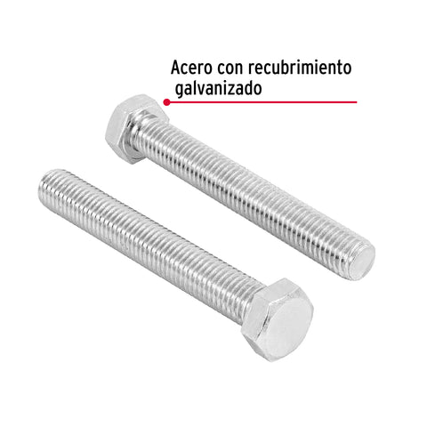 Bolsa con 6 tornillos 5/8' x 4-1/2' tipo máquina, FIERO | TORM-5/8X4-1/2 | 44691