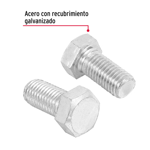 Bolsa con 6 tornillos 3/4' x 1-1/2' tipo máquina, FIERO | TORM-3/4X1-1/2 | 44694