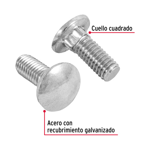 Bolsa con 40 tornillos 3/8' x 1' tipo coche, FIERO | TORC-3/8X1 | 44729