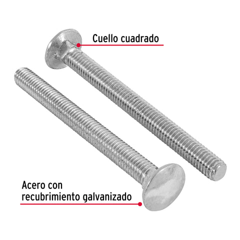 Bolsa con 30 tornillos 3/8' x 4' tipo coche, FIERO | TORC-3/8X4 | 44736