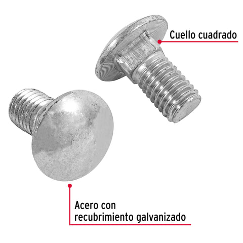 Bolsa con 40 tornillos 1/2' x 1' tipo coche, FIERO | TORC-1/2X1 | 44745