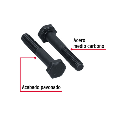 Bolsa con 80 tornillos 1/4' x 1-1/2' acero grado 5, FIERO | TOR5-1/4X1-1/2 | 44767