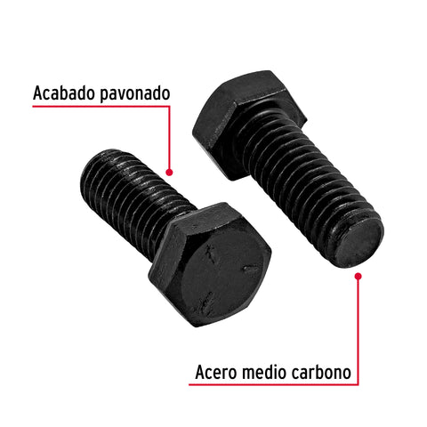 Bolsa con 40 tornillos 3/8' x 1' acero grado 5, FIERO | TOR5-3/8X1 | 44782
