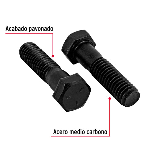 Bolsa con 70 tornillos 3/8' x 1-1/2' acero grado 5, FIERO | TOR5-3/8X1-1/2 | 44784