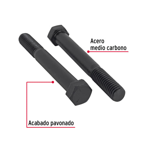 Bolsa con 20 tornillos 7/16' x 3-1/2' acero grado 5, FIERO | TOR5-7/16X3-1/2 | 44796