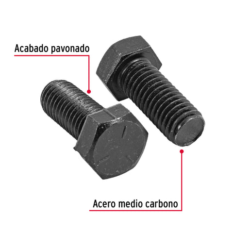 Bolsa con 40 tornillos 1/2' x 1-1/4' acero grado 5, FIERO | TOR5-1/2X1-1/4 | 44799