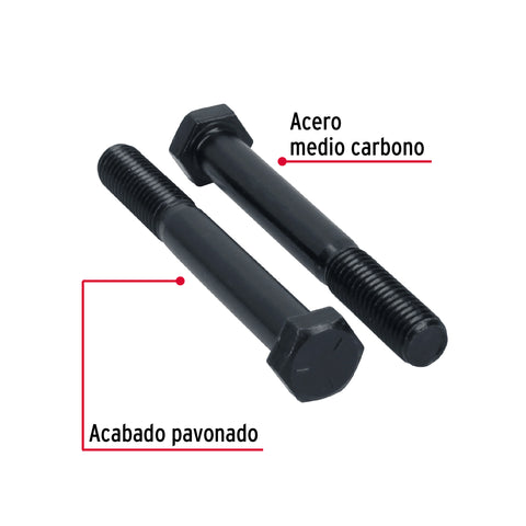 Bolsa con 15 tornillos 1/2' x 4' acero grado 5, FIERO | TOR5-1/2X4 | 44805