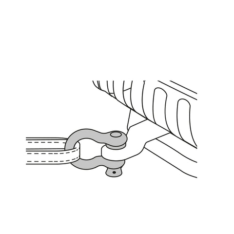 Grillete de acero forjado 1/4', FIERO | GRI-1/4 | 44967