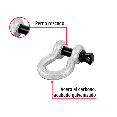 Grillete de acero forjado 5/16', FIERO | GRI-5/16 | 44968
