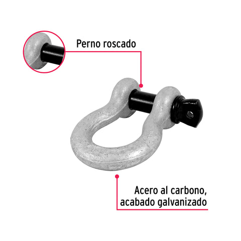 Grillete de acero forjado 7/8', FIERO | GRI-7/8 | 44974