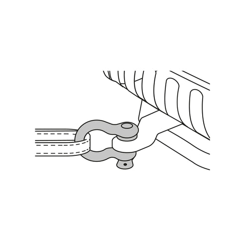 Grillete de acero forjado 1', FIERO | GRI-1 | 44975