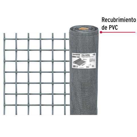 Rollo de 30 m x 1.05 m malla mosquitera fibra de vidrio gris | TEMO-10FG | 44981