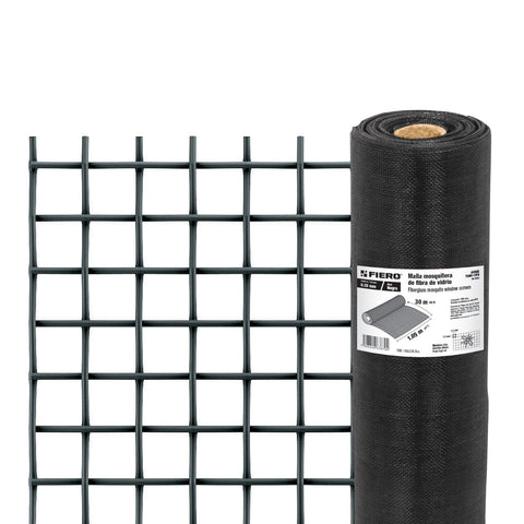 Rollo de 30 m x 1.05m malla mosquitera fibra de vidrio negra | TEMO-10FN | 44995