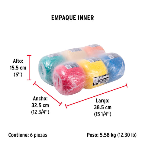 Rollo de rafia de 410 m colores surtidos calibre 2.2 g/m | RAF-290C | 45031