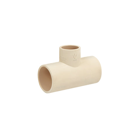 Tee reducida central de CPVC 3/4' x 3/4' x 1/2', FOSET | CPVC-722 | 45072