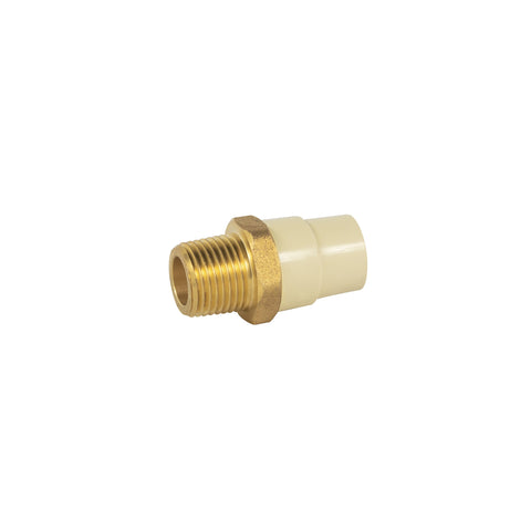 Adaptador macho de CPVC 1/2' con inserto de latón, FOSET | CPVC-651 | 45104