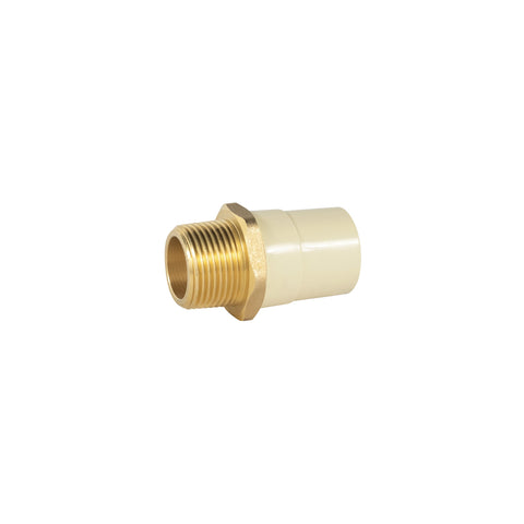 Adaptador macho de CPVC 1' con inserto de latón, FOSET | CPVC-653 | 45106