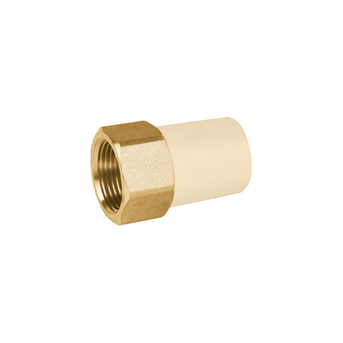 Adaptador hembra de CPVC 3/4' con inserto de latón, FOSET | CPVC-642 | 45108
