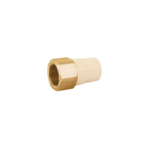Adaptador hembra de CPVC 1' con inserto de latón, FOSET | CPVC-643 | 45109