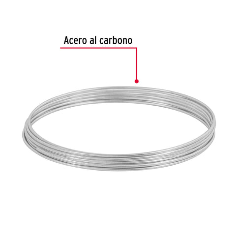 Rollo de 30 g de alambre galvanizado calibre 16, en bolsa | ALG-160B | 45117