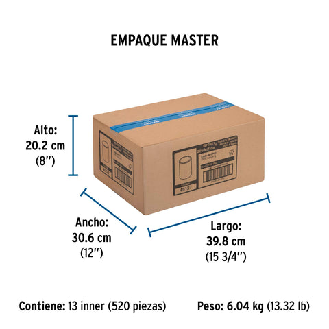 Cople de CPVC de 3/4', FOSET | CPVC-262 | 45127