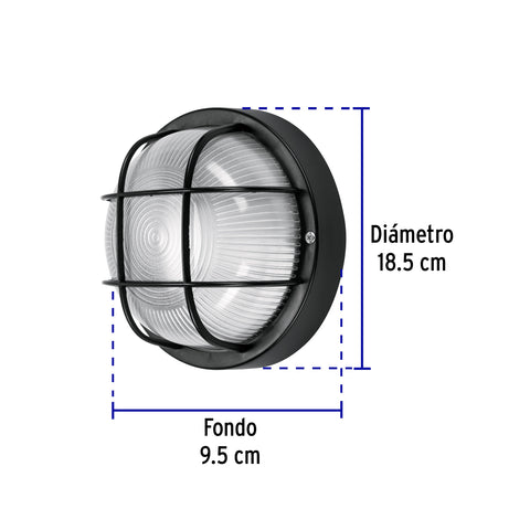 Arbotante decorativo cuerpo de ABS, lámpara no incluida | ARB-005S | 45217