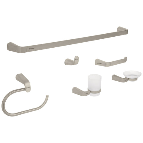 Juego de 6 accesorios para baño acabado satín, RIVIERA | RIA-7000N | 45226