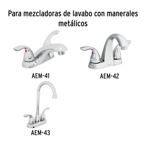 Juego de 2 cartuchos cerámicos POM, FOSET | CARCE-20 | 45230
