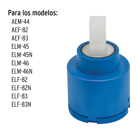 Cartucho cerámico para monomando lavabo y fregadero, FOSET | CARMO-20 | 45231
