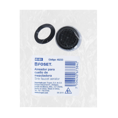 Aireador conexión hembra para cuello de mezcladora, FOSET | AR-001 | 45233