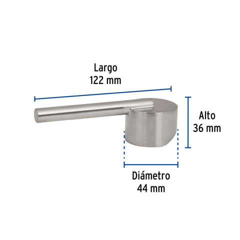 Maneral de palanca para monomando de lavabo, satín, ELEMENT | ELMM-05N | 45257