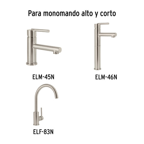 Maneral de palanca para monomando de lavabo, satín, ELEMENT | ELMM-05N | 45257