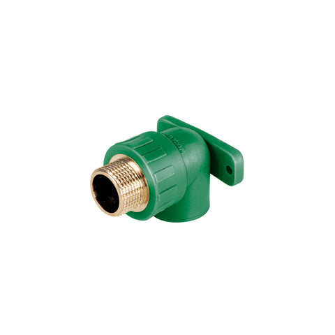 Codo oreja 90° PPR, 3/4', macho con inserto metálico, FOSET | CV-592 | 45266