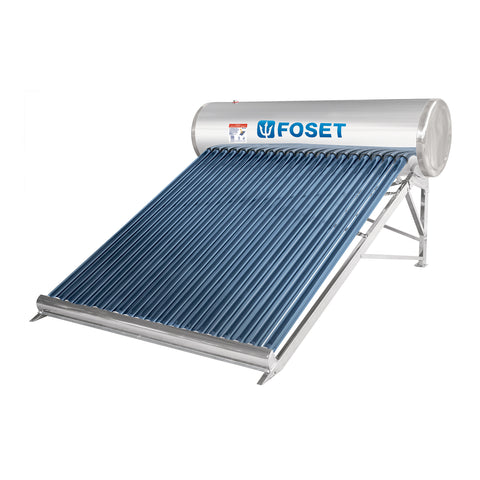 Calentador solar de agua, 20 tubos, 240L, 7 personas, FOSET | CALE-20S | 45273