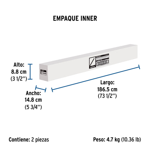 Tubo de repuesto para calentador solar, FOSET | CALE-TUB | 45276