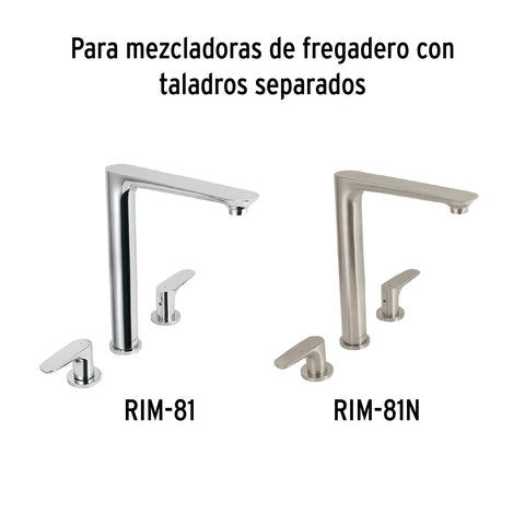 Juego de 2 cartuchos cerámicos de latón, FOSET RIVIERA | CARCE-21 | 45280