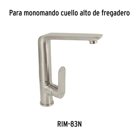 Maneral de palanca para monomandos, satín, RIVIERA | RIMM-03N | 45294