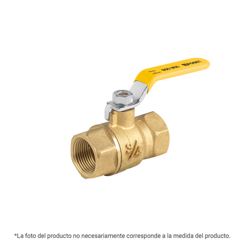 Válvula de esfera para gas, roscable, 1', alta presión | ESRO-1XA | 45299