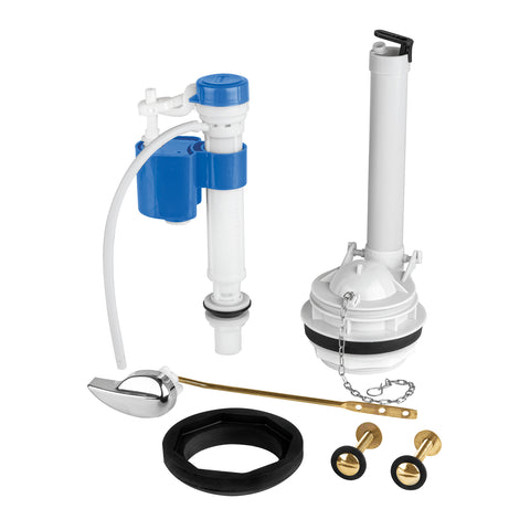 Jgo de reparación p/WC, c/válv ajuste y tornillos metálicos | VW-059 | 45309