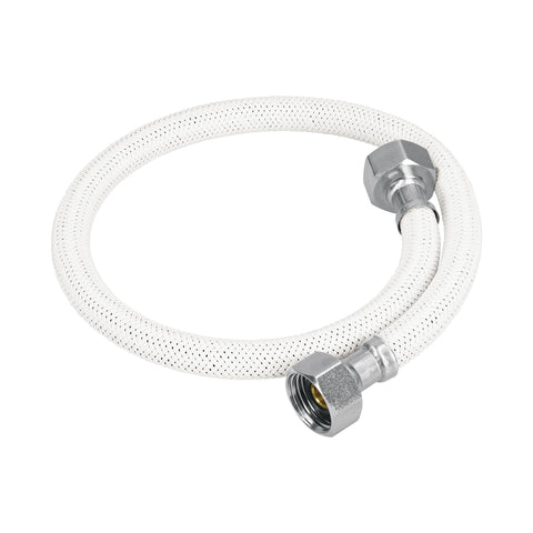 Manguera lavabo/fregadero, vinilo blanco, 1/2' x 1/2', 55 cm | FFR-55B | 45313