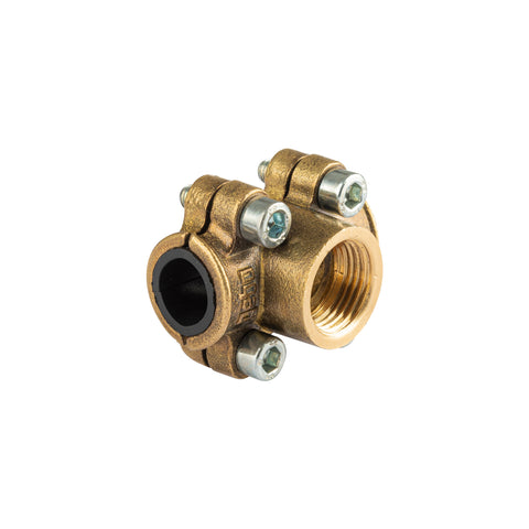 Abrazadera con derivación 1/2x1/2x1/2', FOSET | CC-1212D | 45369